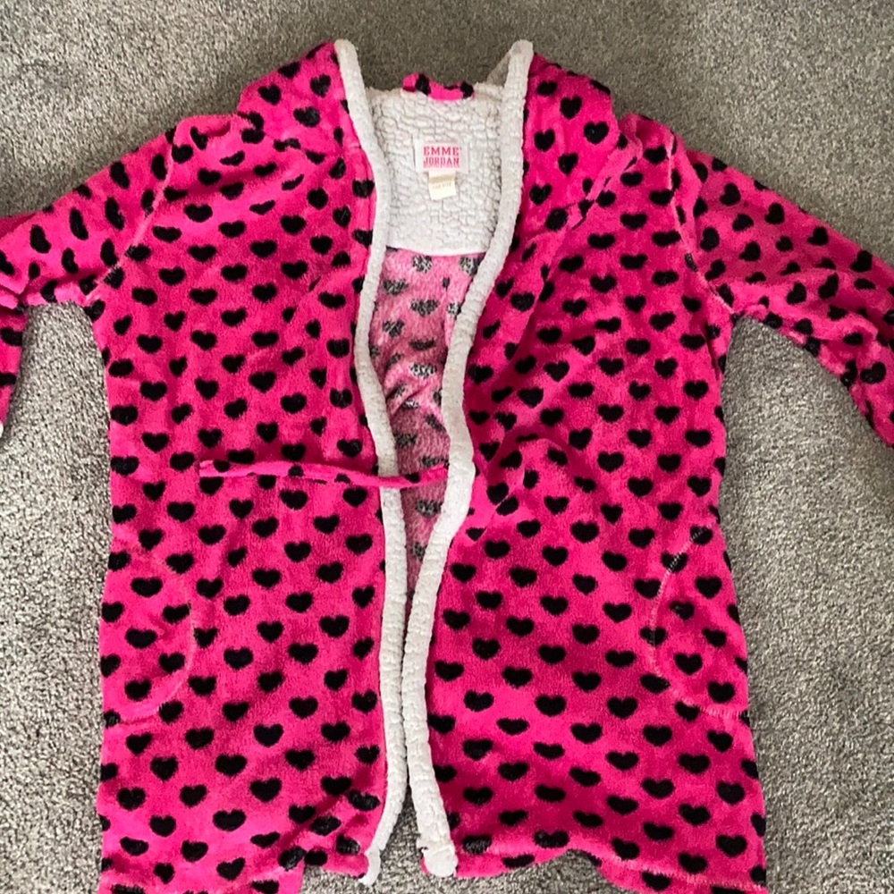 Robe with hearts